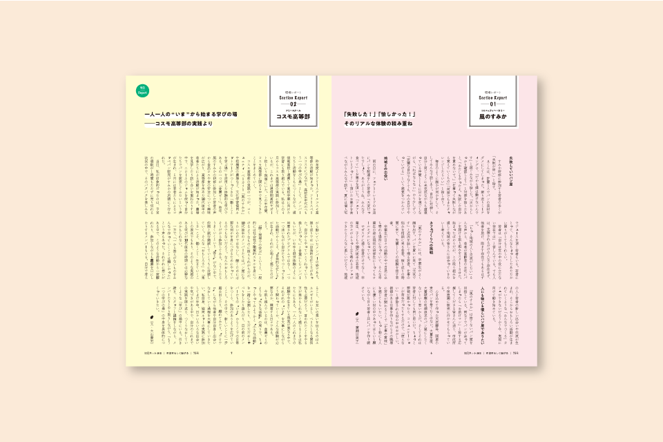 協同ネット通信の組版イメージ